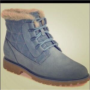 Helly Hansen Light Blue Quilted Winter Boots
